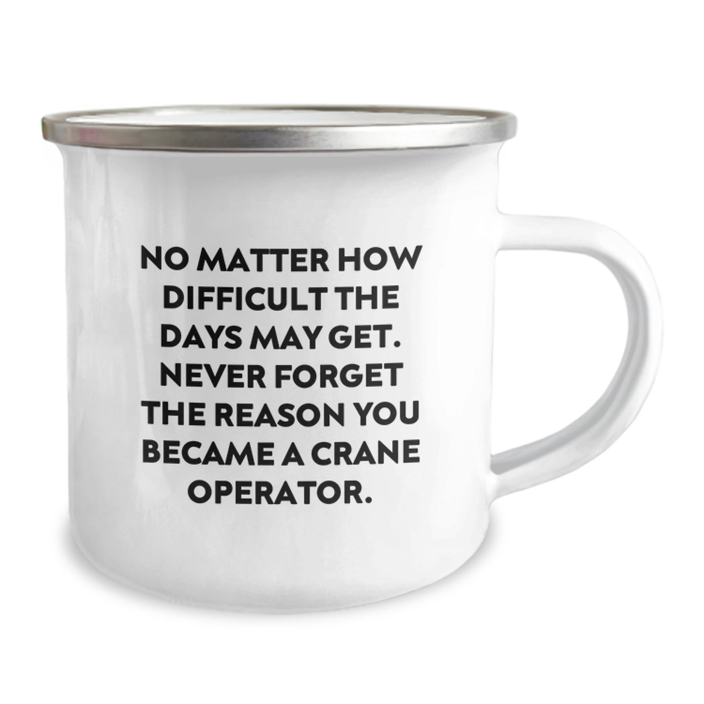 Funny Crane Operator Gifts for Men - Crane Operator Camping Mug with Inspirational Quote - Gifts from Friends and Family for Christmas - Image 2