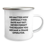 Load image into Gallery viewer, Funny Crane Operator Gifts for Men - Crane Operator Camping Mug with Inspirational Quote - Gifts from Friends and Family for Christmas - Image 2
