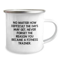 Load image into Gallery viewer, Fitness Trainer Inspiration Gifts from Men to Men, Funny Christmas Mug for Fitness Trainers, Never Forget Your Reason - Image 2
