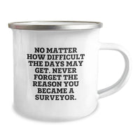 Load image into Gallery viewer, Gifts from Men, Friends, Family to Surveyor, Men - Funny Camping Mug - Christmas Unique Gifts for Surveyor - Image 2
