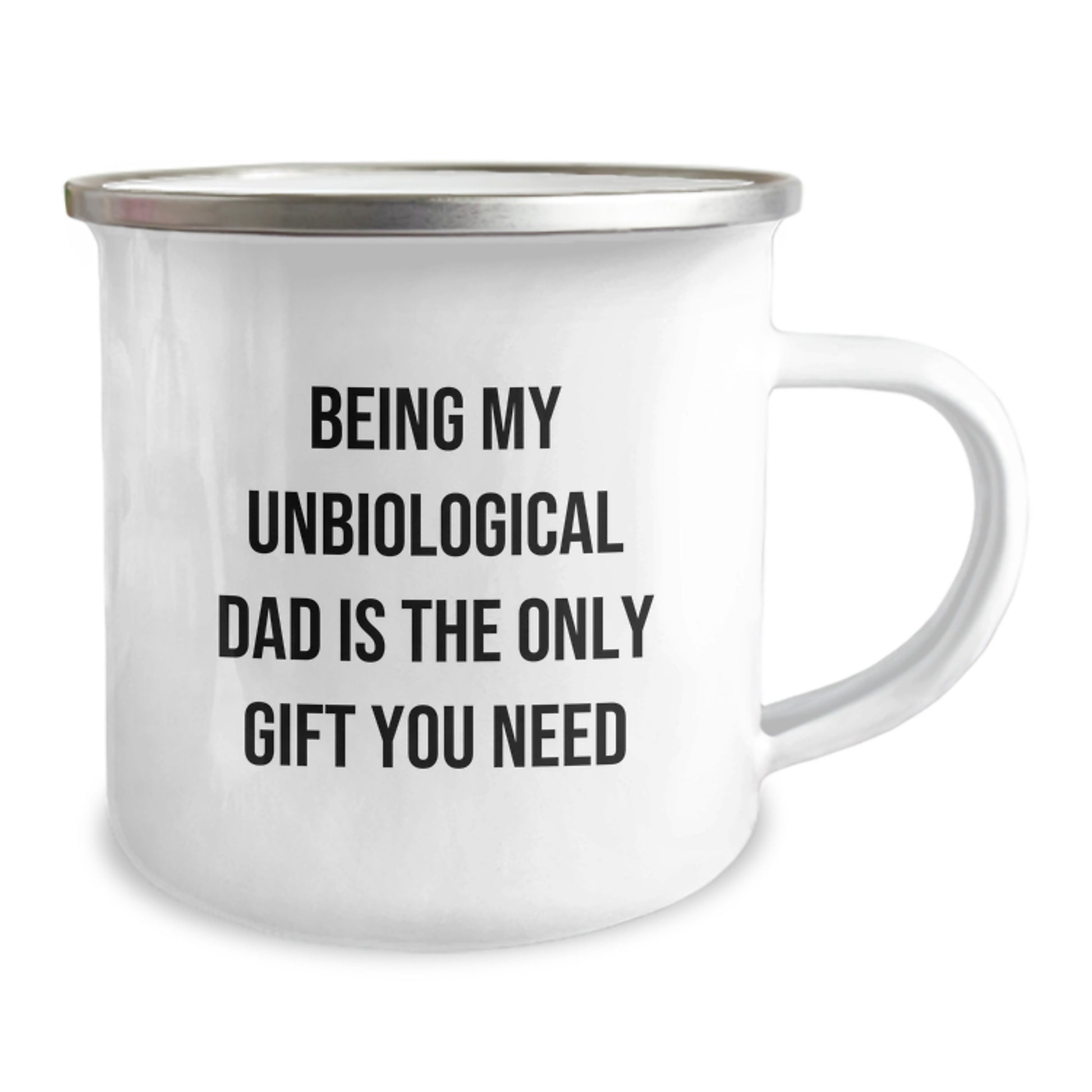 Funny Unbiological Dad Gifts from Men to Unbiological Dad on Christmas Unique Gifts - Camping Mug - Image 2
