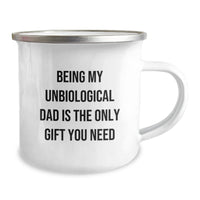 Load image into Gallery viewer, Funny Unbiological Dad Gifts from Men to Unbiological Dad on Christmas Unique Gifts - Camping Mug - Image 2
