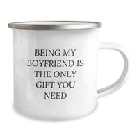 Load image into Gallery viewer, Funny Sweetheart Camping Mug Gifts from Friends for Sweetheart &#39;Being My Sweetheart Is The Only Gift You Need&#39; Unique Birthday Unique Gifts - Image 2
