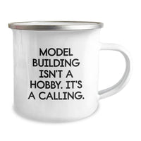 Load image into Gallery viewer, Funny Model Building Gifts for Friends from Family - Camping Mug, Model Building Isn&#39;t A Calling - Unique Christmas Unique Gifts - Image 2
