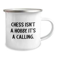 Load image into Gallery viewer, Funny Chess Camping Mugs Gifts for Chess Lovers from Friends and Family, Inspirational Call to Action, Christmas Unique Gifts - Image 2
