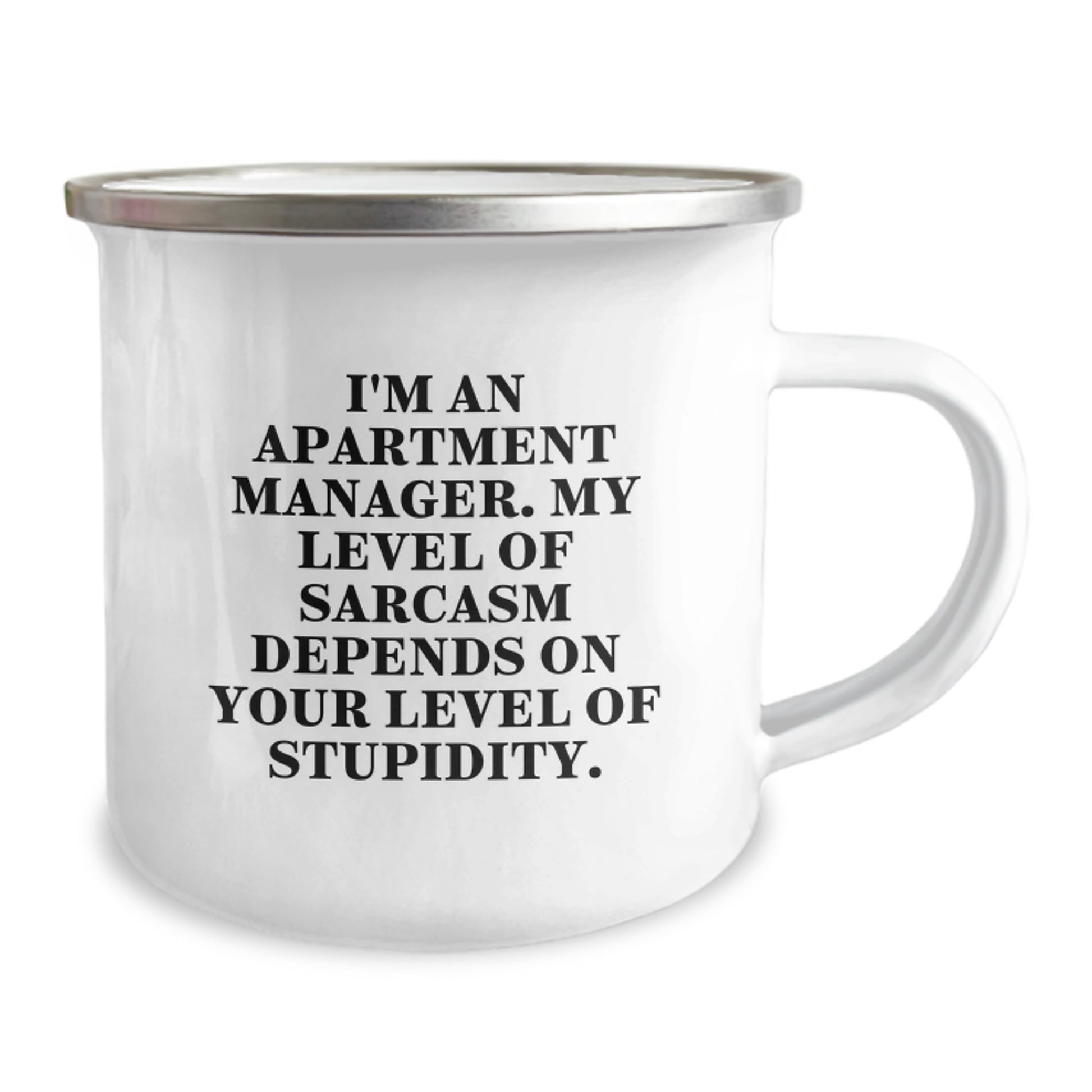 Gifts for Apartment Managers - Funny Sarcastic Camping Mug for Christmas Unique Gift for Family Friends Coworkers - Image 2