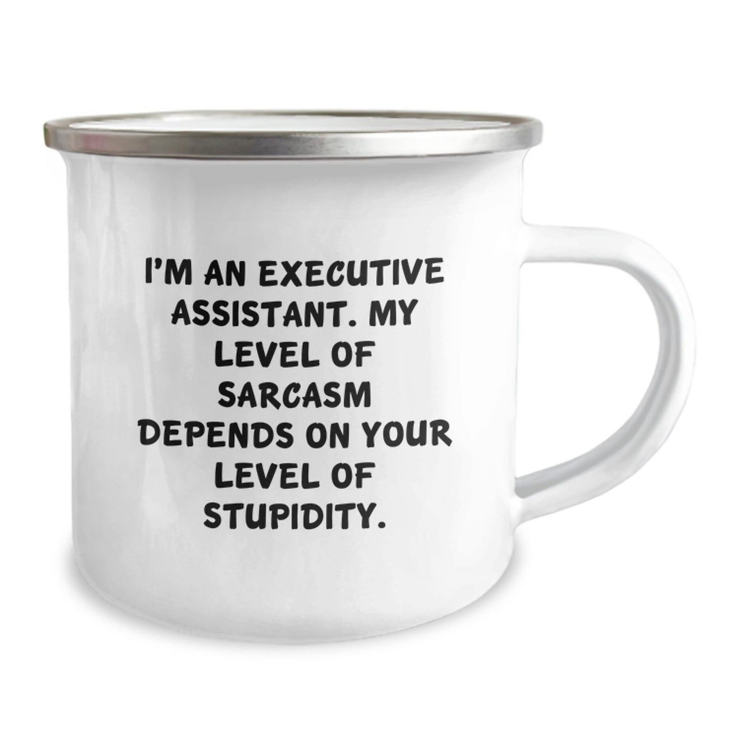 Funny Executive Assistant Gifts, Camping Mug for Men, Women, Friends, Coworkers, Christmas Unique Presents - Image 2