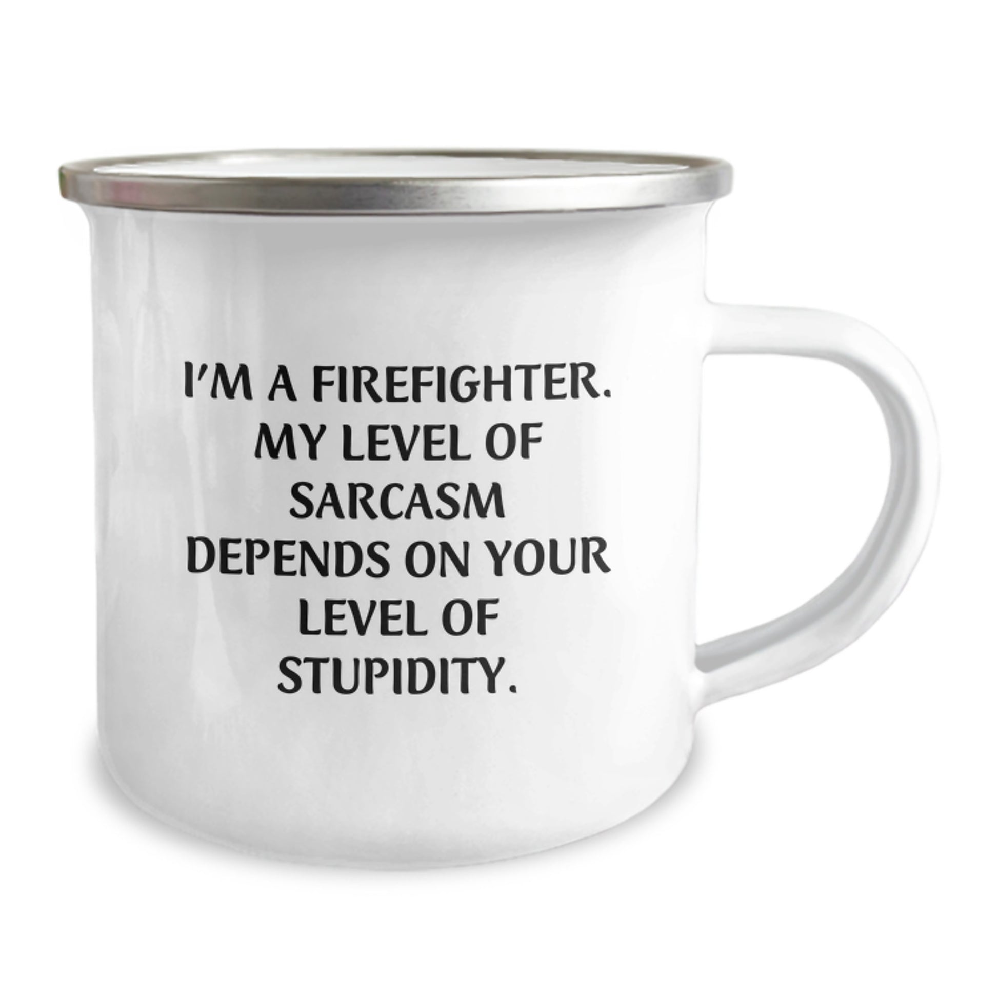 Firefighter Funny Sarcasm Gifts from Men to Firefighter Friends - Camping Mug for Christmas Unique Presents - Image 2