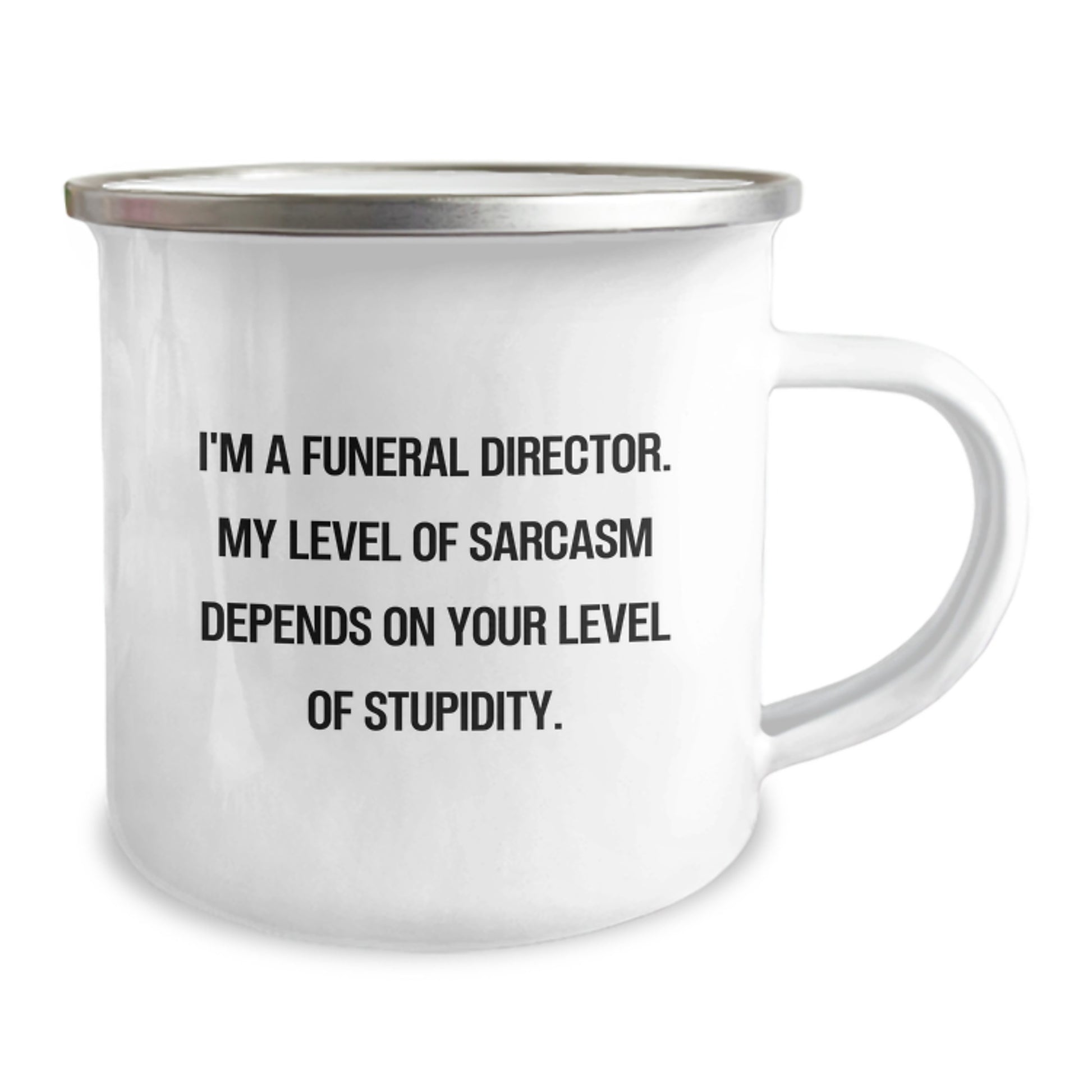 Funny Funeral Director Gifts from Men, Funny Christmas Unique Gifts for Funeral Directors, Camping Mug with Sarcasm Quote - Image 2