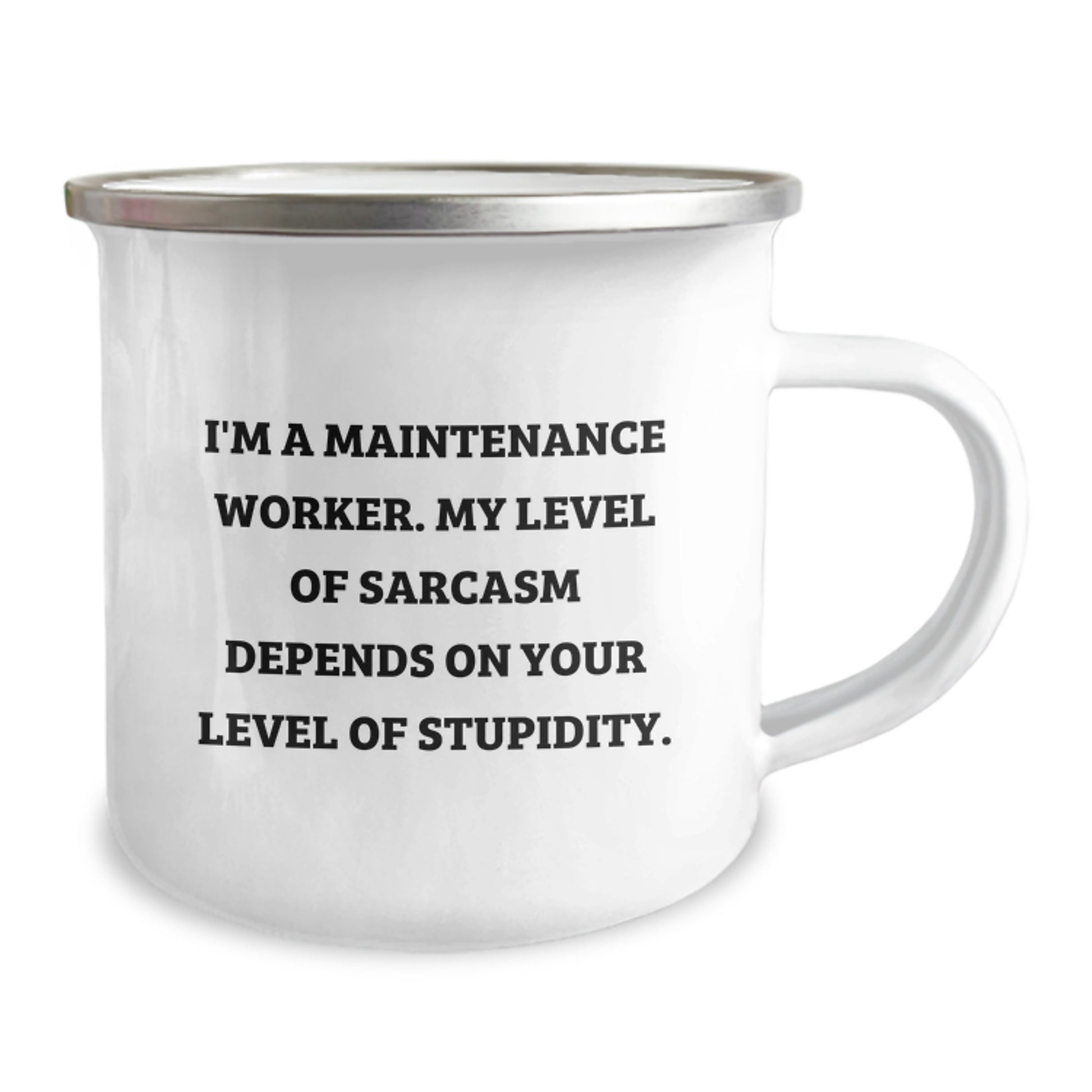 Funny Maintenance Worker Camping Mug - Gifts for Men from Friends, Coworkers, Family - Unique Christmas Unique Gifts for Maintenance Worker, Men, Women - Image 2