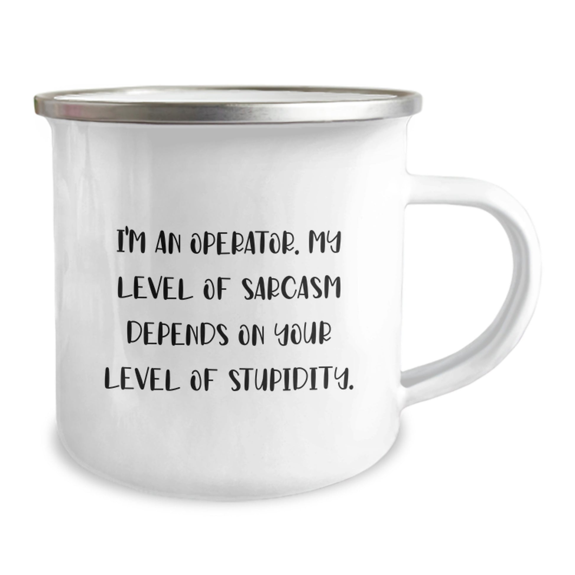 Funny Operator Gifts for Men from Family, Christmas Unique Operator Mug with Inspirational Sarcasm Quote, Camping Mug for Operator Friends and Coworkers - Image 2