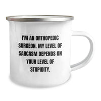 Load image into Gallery viewer, Funny Orthopedic Surgeon Mugs Gifts for Men from Friends, Unique Camping Mug with Inspirational Quote, Sarcasm Humor Christmas Unique Gifts - Image 2
