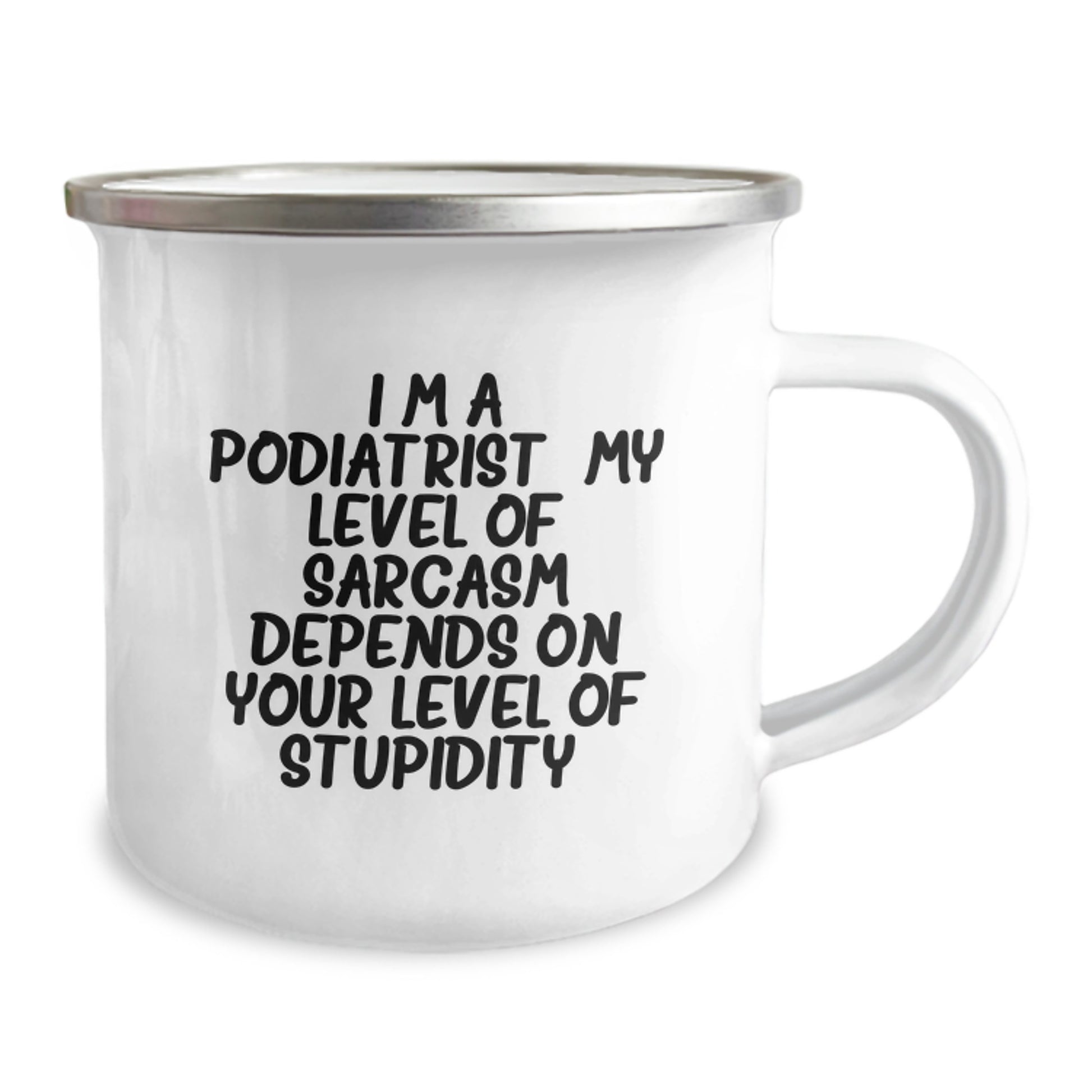 Funny Podiatrist Gifts from Friends for Men, Unique Birthday Unique Gifts for Podiatrist, Camping Mug, Funny Sarcasm Quote - Image 2