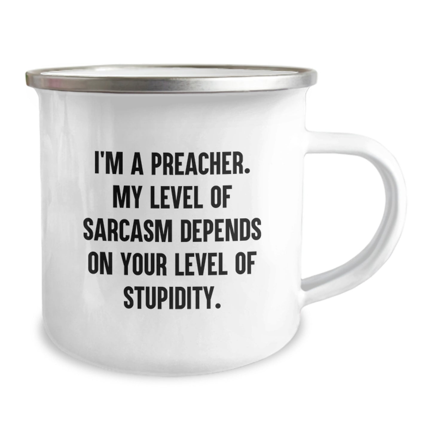 Funny Preacher Gifts from Friends for Preacher - Camping Mug - Birthday Unique Gifts for Preacher - Image 2