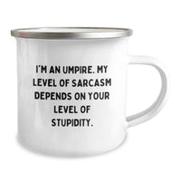 Load image into Gallery viewer, Funny Umpire Gifts, Christmas Unique Umpire Humor Coffee Mugs for Men, Umpire Enthusiast Gifts from Friends, Umpire Lover Gifts for Christmas - Image 2
