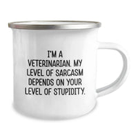 Load image into Gallery viewer, Funny Veterinarian Gifts from Friends for Him or Her, Christmas Unique Presents for Camping Lovers with Sassy Quote - Camping Mug - Image 2
