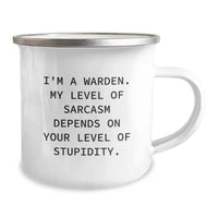 Load image into Gallery viewer, Funny Warden Camping Mug, Gifts for Warden, Christmas Unique Gifts from Men to Friends - Image 2
