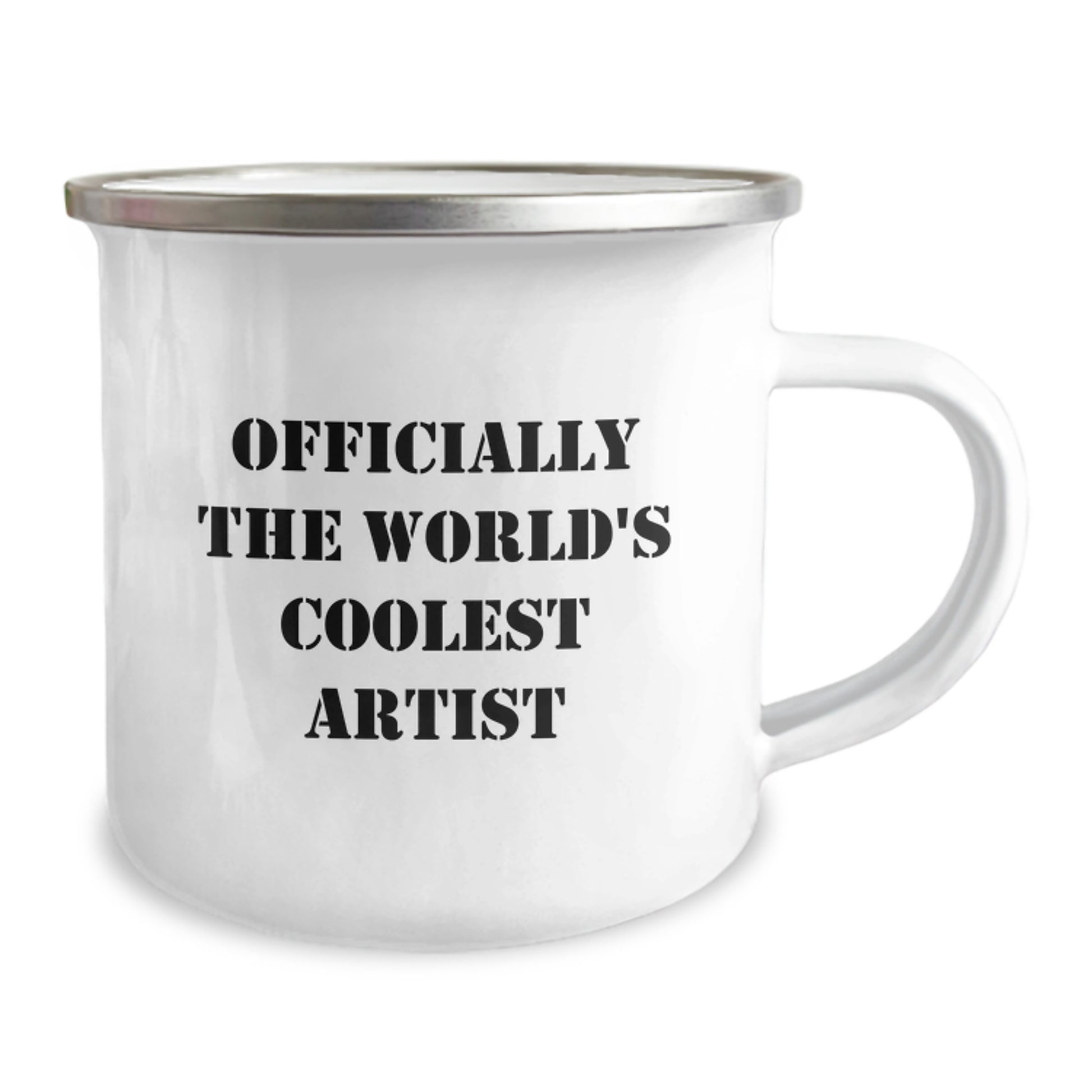 Funny Artist Gifts from Friends, Unique Camping Mugs for Artist Men, Officially The World's Coolest Artist Christmas Unique Gifts - Image 2