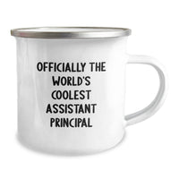 Load image into Gallery viewer, Funny Gift for Assistant Principals - Officially The World&#39;s Coolest Assistant Principal Christmas Unique Gifts from Men to Assistant Principals - Camping Mug - Image 2
