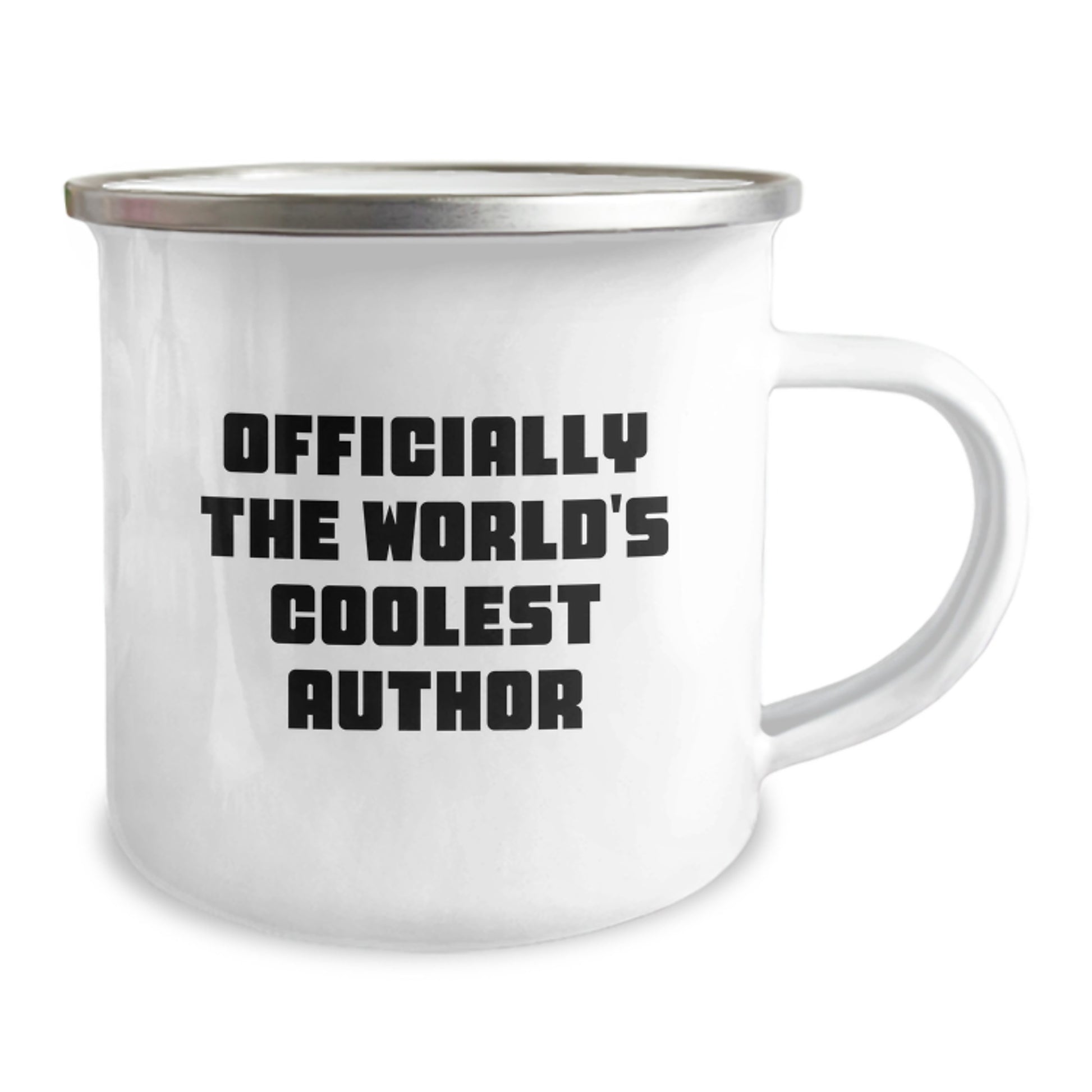 Funny Author Gifts for Men, Officially The World's Coolest Author Camping Mug, Christmas Unique Presents for Author Fans - Gifts from Friends - Image 2