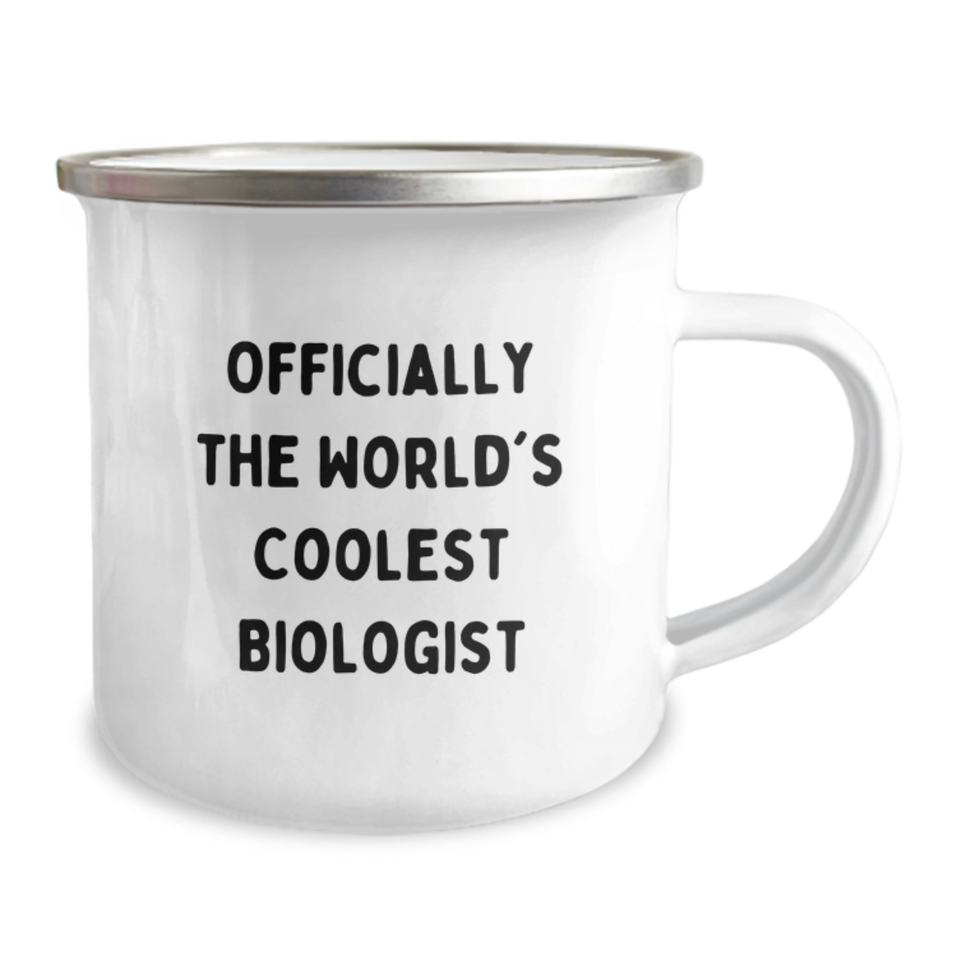 Funny Biologist Gifts for Men - Officially The World's Coolest Biologist Stainless Steel Camping Mug for Christmas Unique Presents from Family - Image 2