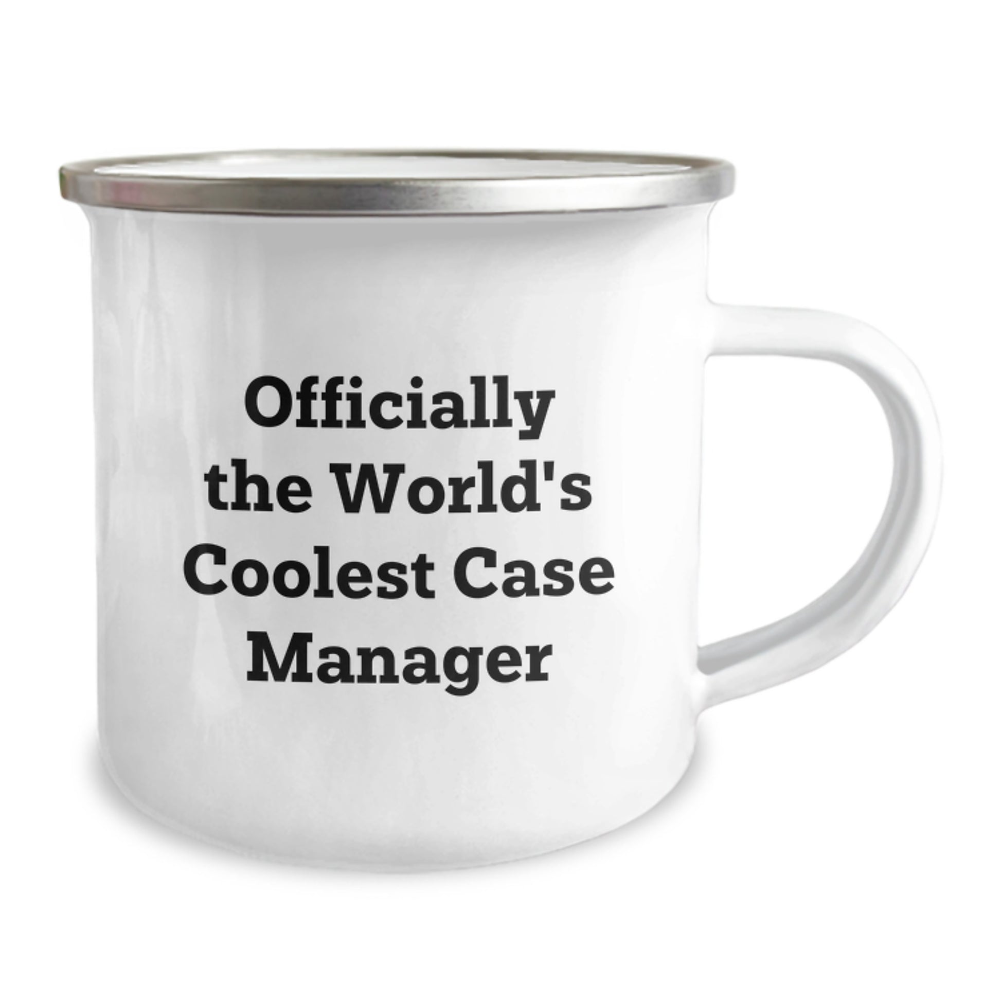 Funny Case Manager Gifts from Friends, 'Officially The World's Coolest Case Manager' Camping Mug for Case Manager, Christmas Unique Gifts - Image 2