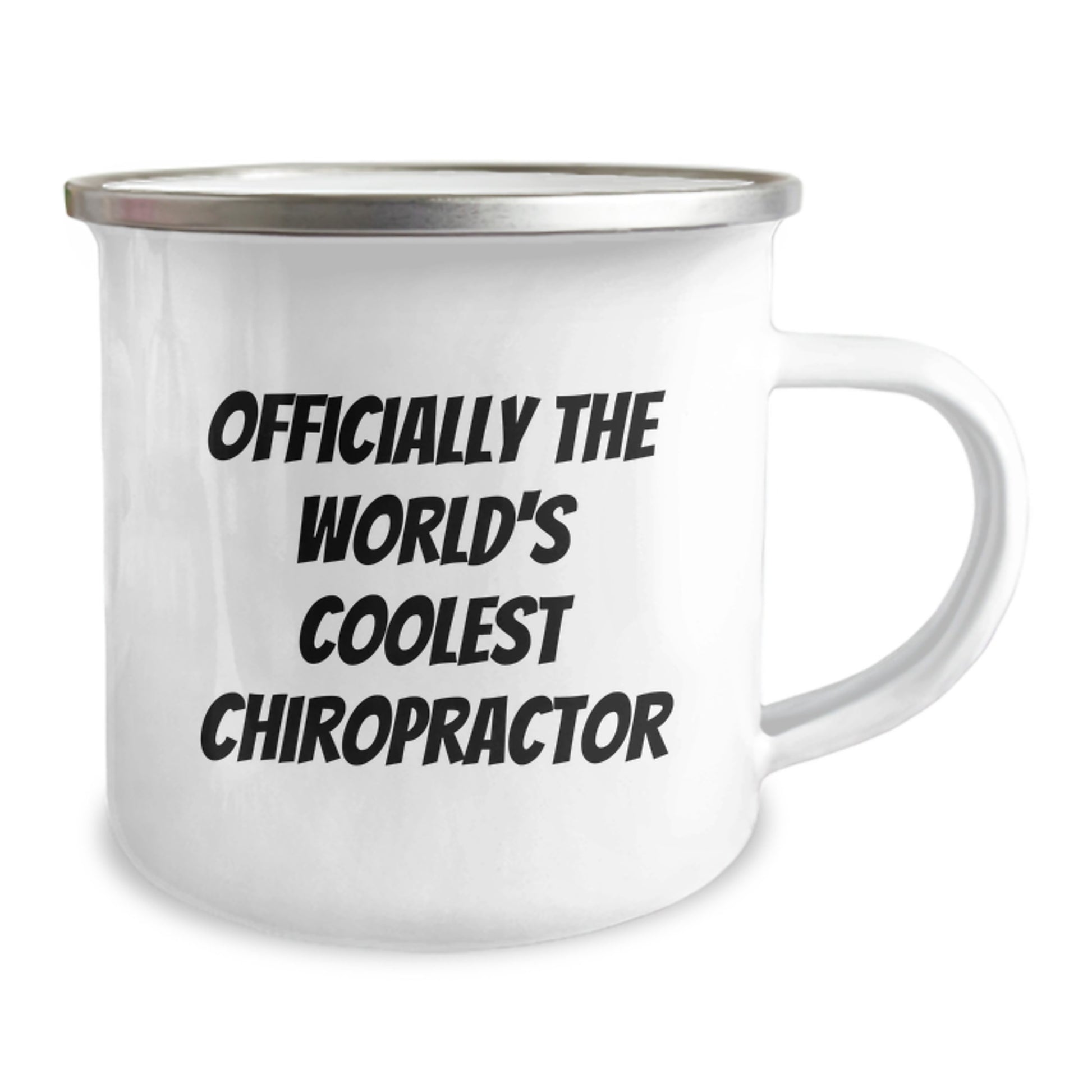 Funny Chiropractor Gifts for Men, Women, or Friends - Valentine's Unique Gifts from Family - Officially The World's Coolest Chiropractor Camping Mug - Image 2