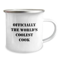 Load image into Gallery viewer, Funny Inspirational Cook Gifts from Friends for the World&#39;s Coolest Cook, Camping Mug, Christmas Unique Gifts for Him - Image 2
