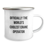 Load image into Gallery viewer, Funny Crane Operator Gifts for Men, World&#39;s Coolest Crane Operator Camping Mug, Unique Christmas Unique Gifts from Friends - Image 2
