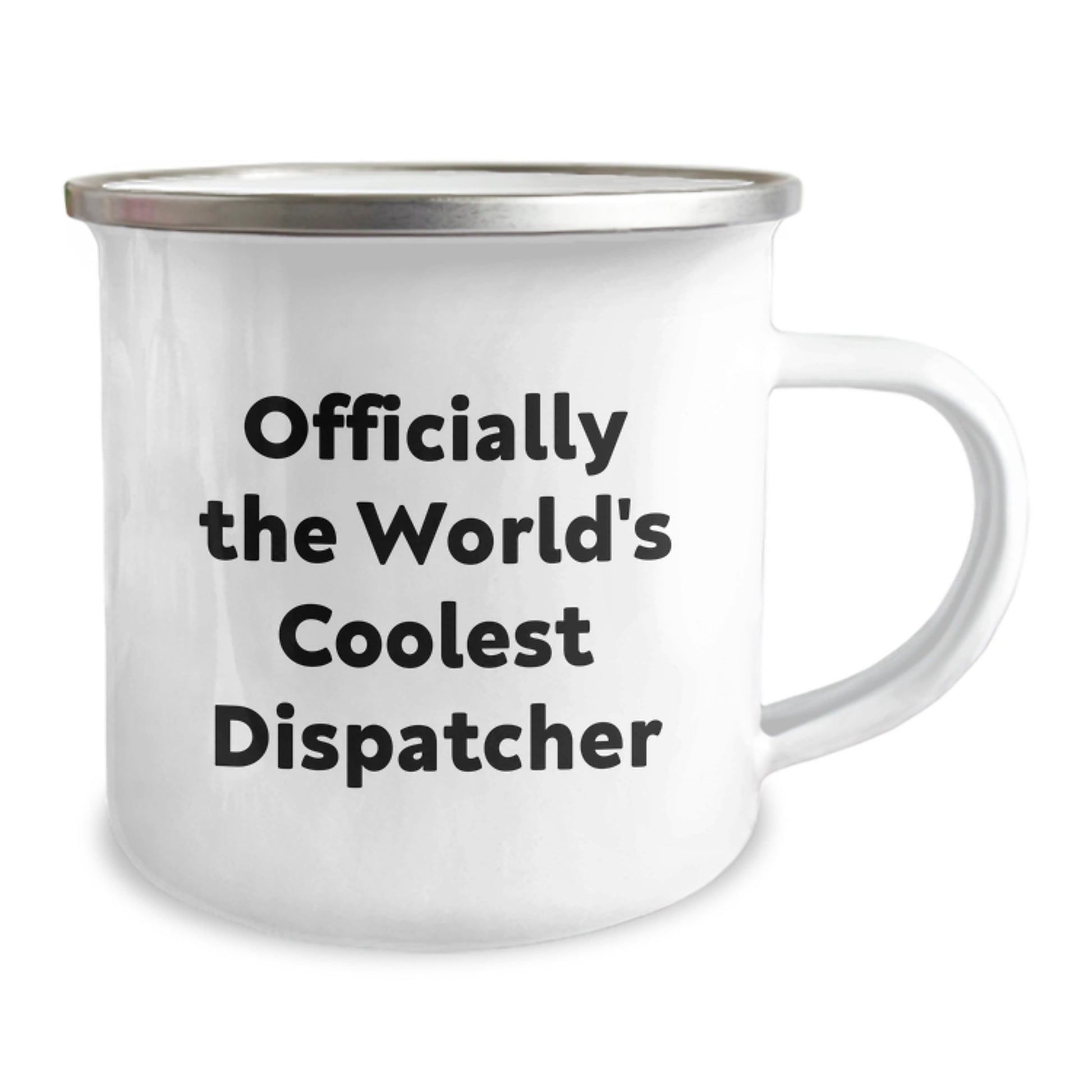 Funny Gifts from Friends for Dispatchers, Camping Mug for Men at Christmas Unique Gifts, Officially The World's Coolest Dispatcher - Image 2