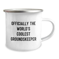 Load image into Gallery viewer, Funny groundskeeper Gifts from Men, Unique Christmas Unique Gifts for groundskeeper, World&#39;s Coolest groundskeeper Coffee Mug, Camping Mug for groundskeeper Lovers - Image 2
