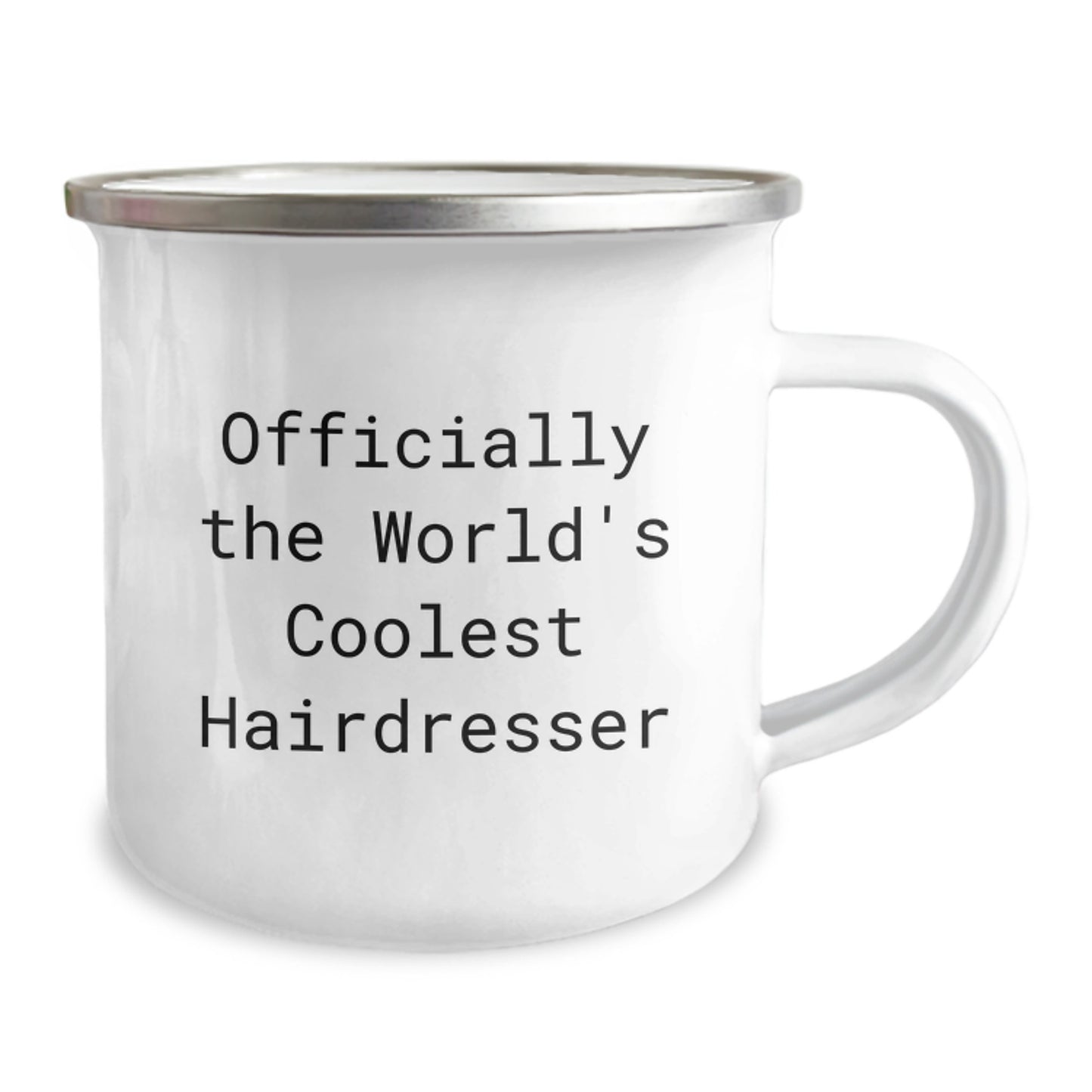 Funny Hairdresser Camping Mug Gifts from Men to Women Friends on Christmas Unique Unique Gifts - Image 2