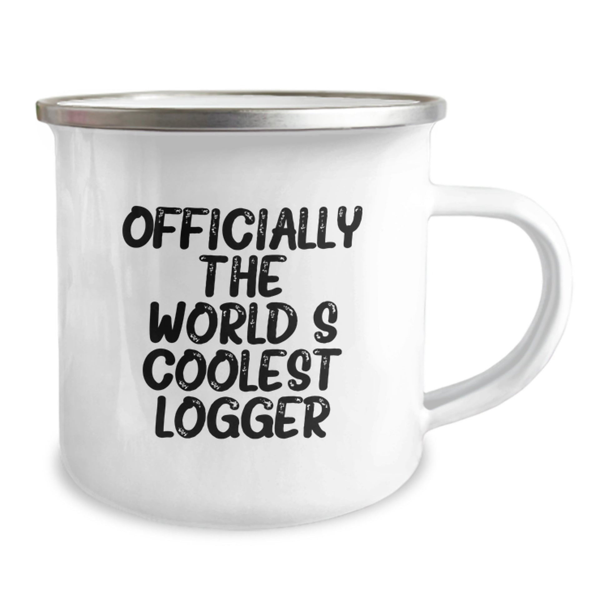 Funny Logger Gifts for Him, Officially The World's Coolest Logger Christmas Unique Presents, Gifts from Friends to Family - Camping Mug - Image 2