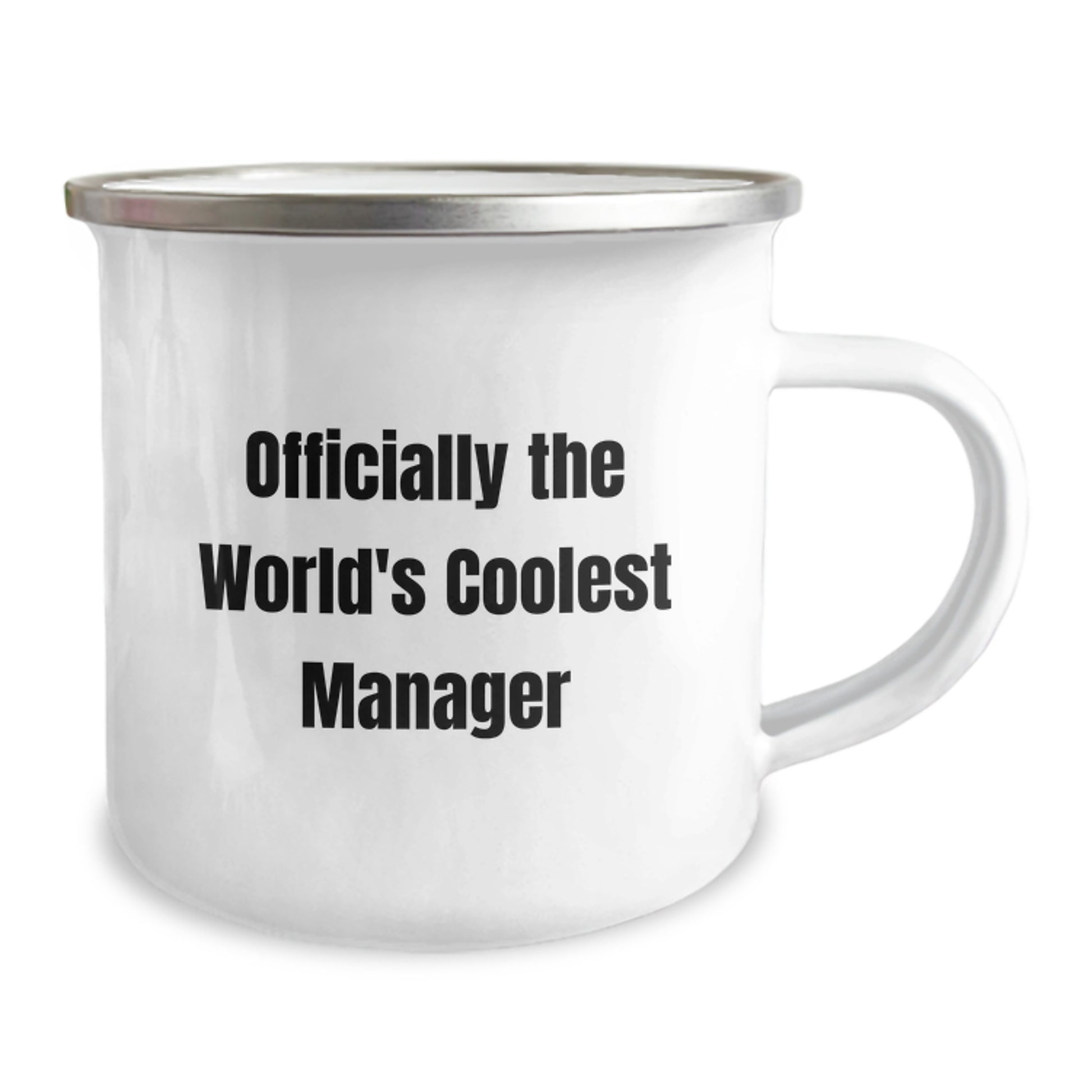 Funny Manager Gifts, The World's Coolest Manager Quote Camping Mug, Christmas Unique Gifts from Men to Coworkers - Image 2
