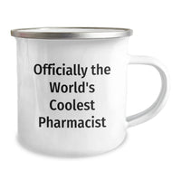 Load image into Gallery viewer, Funny Pharmacist Gifts for Men - Camping Mug - Officially The World's Coolest Pharmacist - Christmas Unique Gifts from Friends - Image 2
