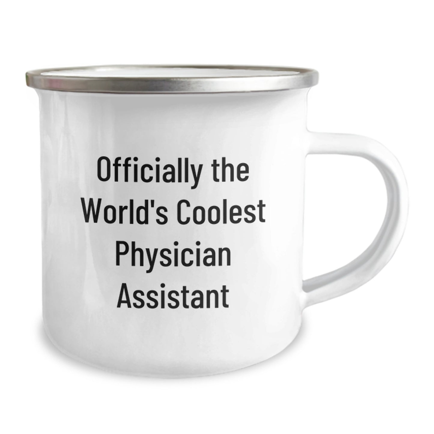 Funny Physician Assistant Gifts for Men - Officially The World's Coolest Physician Assistant Christmas Unique Gifts from Friends - Camping Mug - Image 2