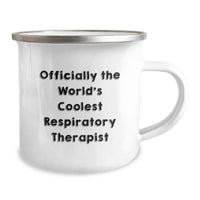 Load image into Gallery viewer, Officially The World&#39;s Coolest Respiratory Therapist Christmas Unique Gifts - Funny Camping Mug for Respiratory Therapist Friends and Family - Image 2
