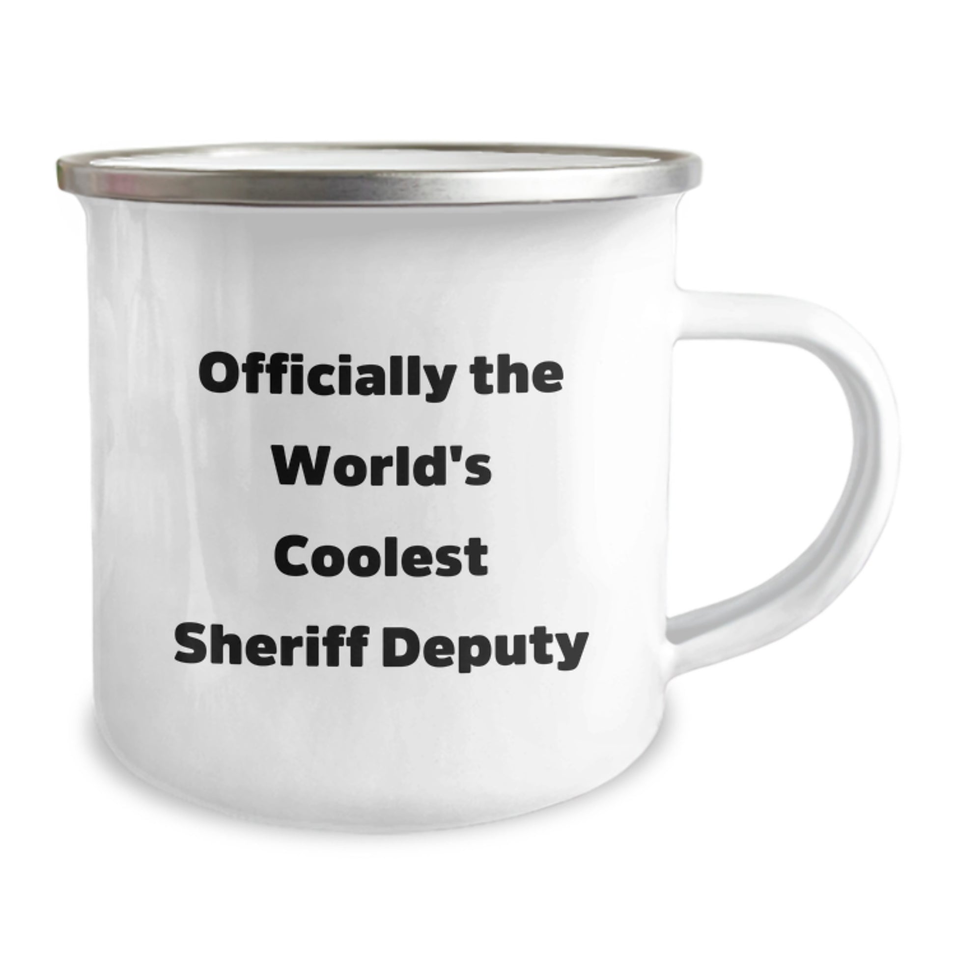 Funny Sheriff Deputy Gifts for Men - Camping Mug, Officially The World's Coolest Sheriff Deputy, Christmas Unique Gifts from Friends to Sheriff Deputy - Image 2