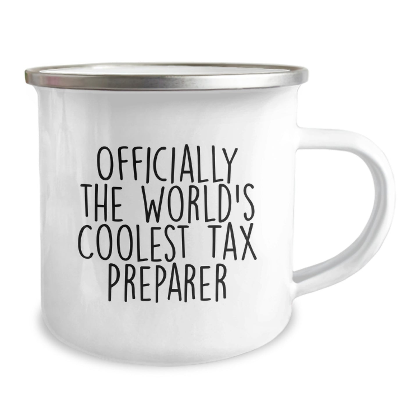 Funny Tax Preparer Christmas Unique Gifts from Friends for Men Camping Mug Officially The World's Coolest Tax Preparer - Image 2