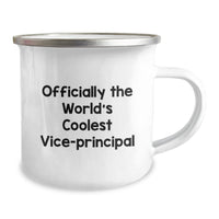 Load image into Gallery viewer, Funny Vice-principal Gifts for Men, Officially The World&#39;s Coolest Vice-principal Camping Mug, Unique Christmas Unique Gifts from Friends - Image 2
