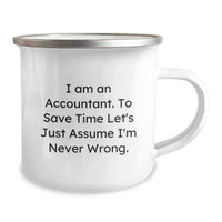 Load image into Gallery viewer, Funny Accountant Gifts for Men, I Am An Accountant Camping Mug, Unique Christmas Unique Gifts from Friends to Family - Image 2
