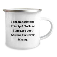 Load image into Gallery viewer, Funny Assistant Principal Gifts from Family to Assistant Principals - Camping Mug for Christmas Unique Gifts - Image 2
