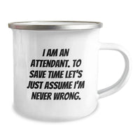 Load image into Gallery viewer, Funny Attendant Gifts from Men to Men Attendant Christmas Unique Ideas for Attendant Camping Mug - Image 2
