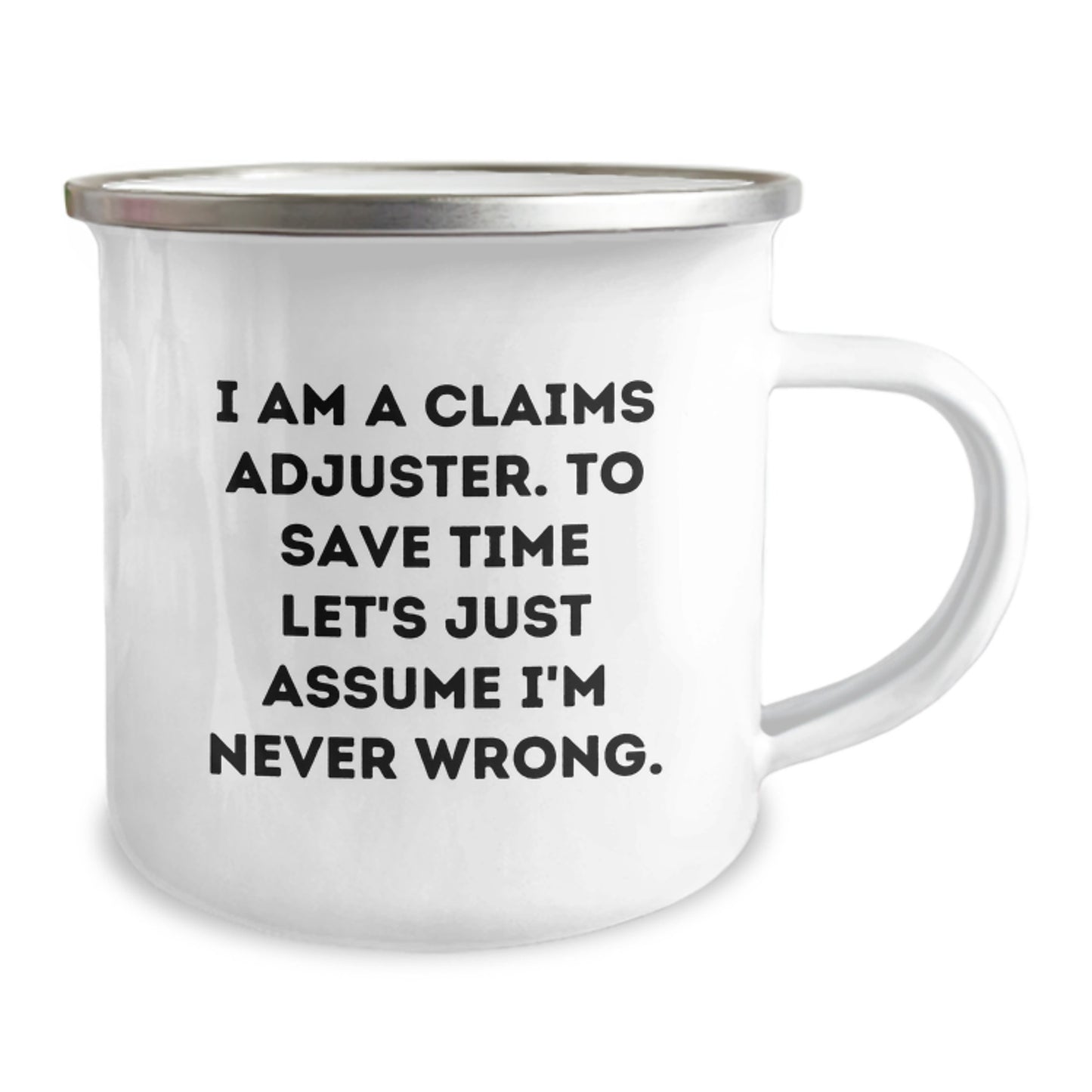 Funny Claims Adjuster Gifts for Men - 'I'm Never Wrong' Christmas Unique Present from Friends - Image 2