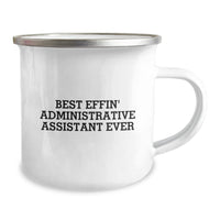 Load image into Gallery viewer, Funny Administrative Assistant Gifts from Men to Women, Best Effin&#39; Camping Mug for Christmas Unique Gifts - Image 2
