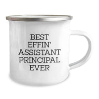 Load image into Gallery viewer, Funny Assistant Principal Gifts from Men, Best Effin&#39; Assistant Principal Ever Camping Mug Christmas Unique Gifts for Assistant Principal - Image 2
