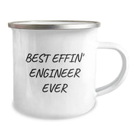 Load image into Gallery viewer, Funny Engineer Gifts for Men, Best Effin&#39; Engineer Ever Camping Mug for Christmas Unique Presents - Image 2
