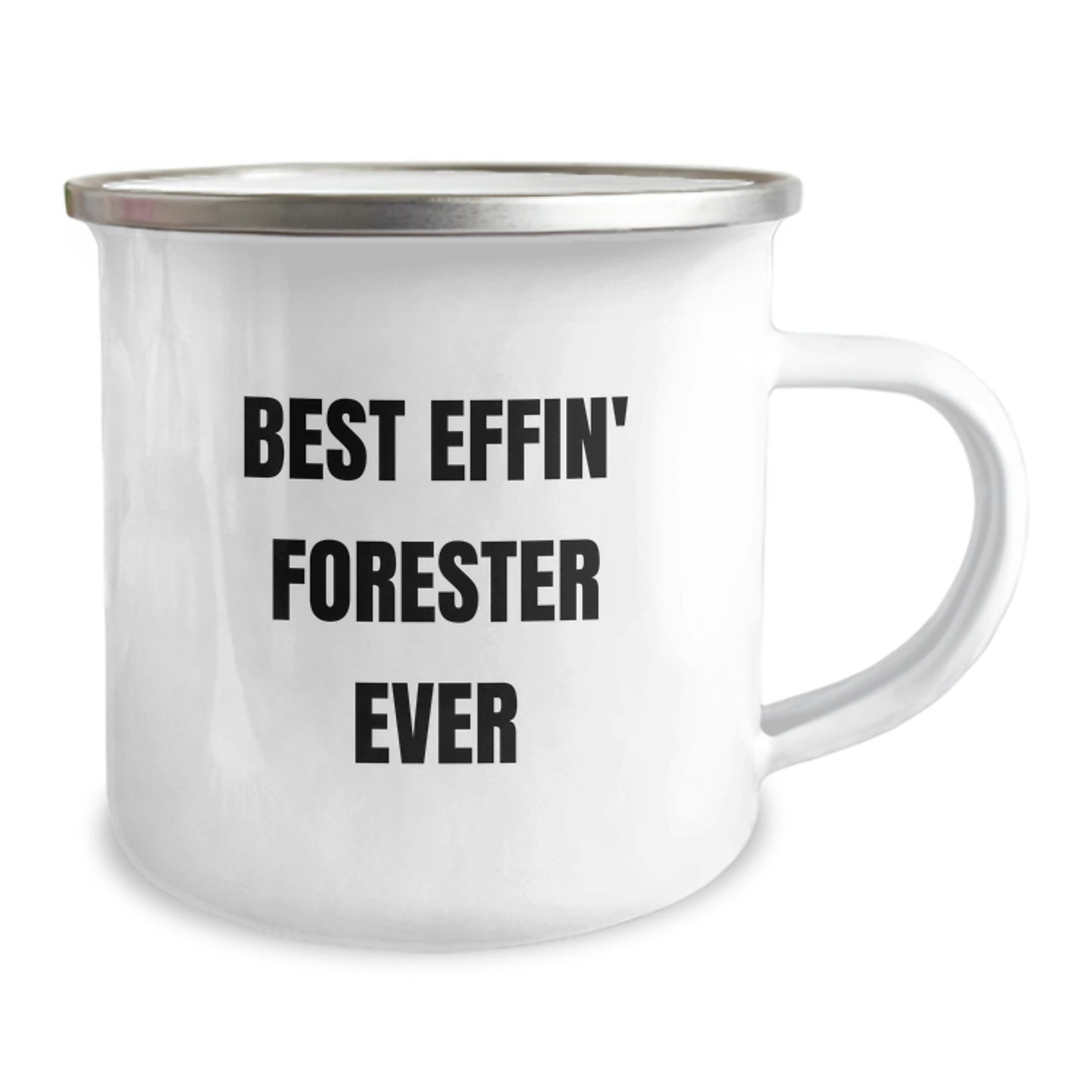 Funny Forester Gifts for Men, Best Effin' Forester Ever Camping Mug, Christmas Unique Gifts from Family - Image 2