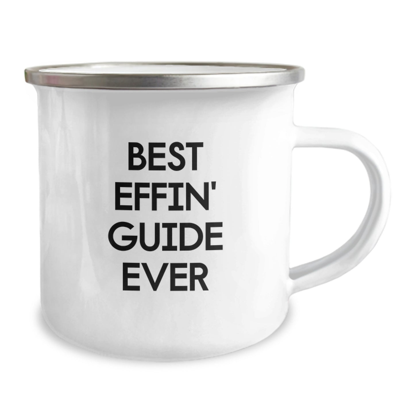 Funny Guide Gifts for Men Christmas Unique Mugs - Best Effin' Guide Ever Camping Mug - Image 2