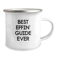 Load image into Gallery viewer, Funny Guide Gifts for Men Christmas Unique Mugs - Best Effin' Guide Ever Camping Mug - Image 2
